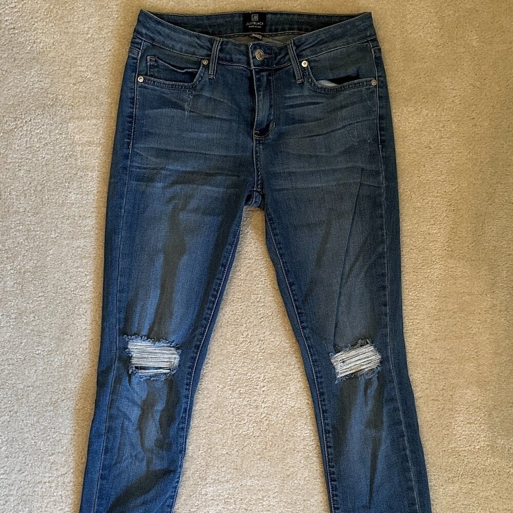 Just Black denim jeans, size 27
